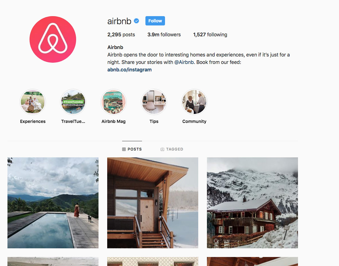 Airbnb on Instagram